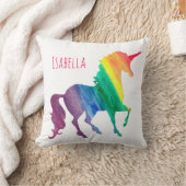Gepersonaliseerde Waterverf van Cool Rainbow Unico Kussen (Deken)