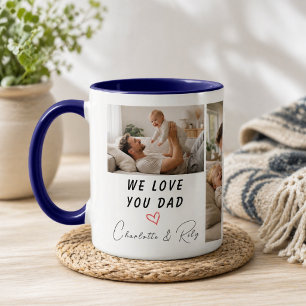 Gepersonaliseerde We Love You, Papa Foto Vaderda Mok