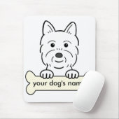 Gepersonaliseerde website muismat (Met muis)