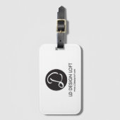 Gepersonaliseerde website Voeg hier uw Logo eenvou Bagagelabel (Voorkant (verticaal))