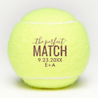 Gepersonaliseerde weddenschappen passen perfect bi tennisballen