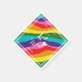 Gepersonaliseerde weddenschappen servet (Hoek)