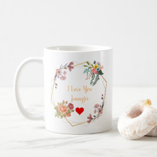 Gepersonaliseerde weduwschap Gift Love Koffiemok