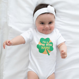 Gepersonaliseerde Wee Little Irish Romper
