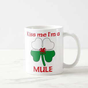 Gepersonaliseerde Welsh Kiss Ik ben Mule Koffiemok