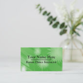 Gepersonaliseerde wens Leeuw Visitekaartje (Staand voorkant)