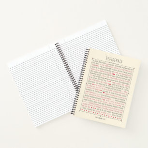 Gepersonaliseerde wensen - notitieboek