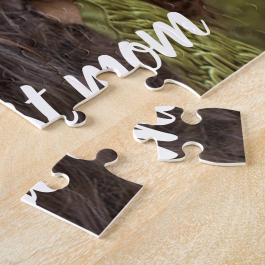 Gepersonaliseerde wereldmam Puzzle Legpuzzel (Zijkant)