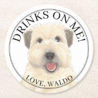 Gepersonaliseerde Wheaten Terrier Hond bruiloft
