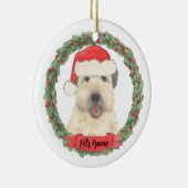 Gepersonaliseerde Wheaten Terrier Keramisch Ornament (Rechts)