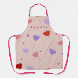 Gepersonaliseerde Whimsical Hart Lollypoppen Patro Schort