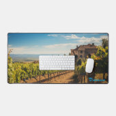 Gepersonaliseerde wijngaard Desk Mat (Keyboard & Muis)