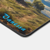 Gepersonaliseerde wijngaard Desk Mat (Hoek)