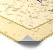 Gepersonaliseerde wijngaard poster (Hoek)