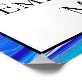 Gepersonaliseerde wil je me trouwen poster (Hoek)