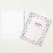 Gepersonaliseerde wilde bloem planner (Display)