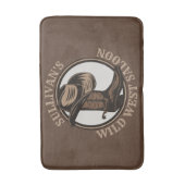 Gepersonaliseerde Wilde West Saloon Westerne Cowbo Badmat (Voorkant Verticaal)