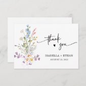 Gepersonaliseerde Wildflower Boho Wedding (Voorkant / Achterkant)