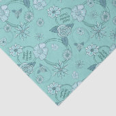 Gepersonaliseerde Wildflower Gift Tissuepapier (Detail)