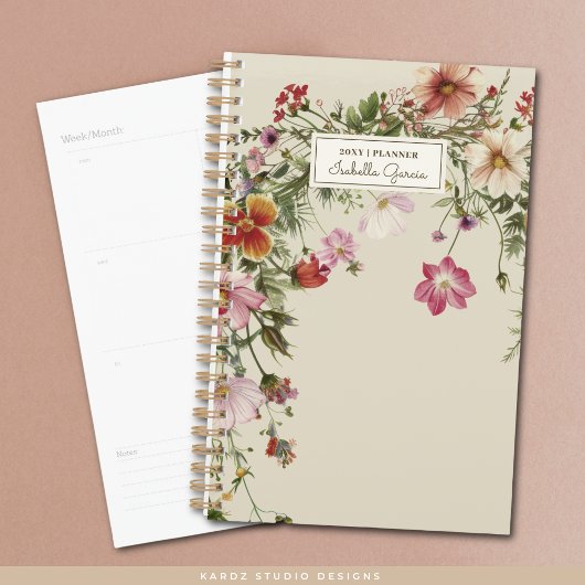 Gepersonaliseerde  Wildflower Planner