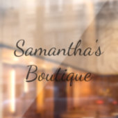 Gepersonaliseerde window cling voor uw winkelbedri raamsticker (Vel 2)