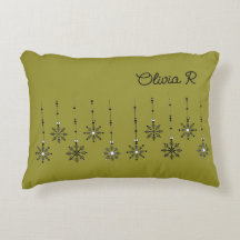 Gepersonaliseerde Winter Wonderland Accent Pillow