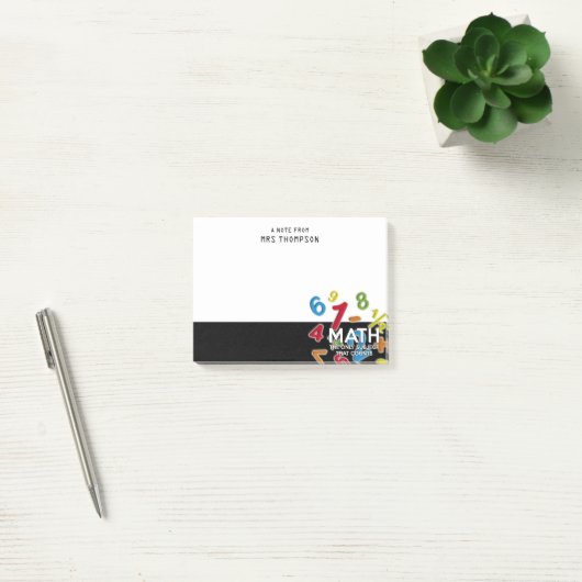 Gepersonaliseerde Wiskunde Het enige onderwerp in  Post-it® Notes (Kantoor)