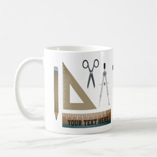 Gepersonaliseerde Wiskunde Teacher Gift Mok
