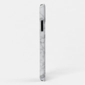 Gepersonaliseerde wit marmer goud modern elegant Case-Mate iPhone case (Achterkant/rechts)
