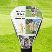 Gepersonaliseerde witte beste golfcadeaus voor pap