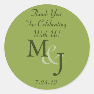 Gepersonaliseerde Witte Daisy Bruiloft Favor Label