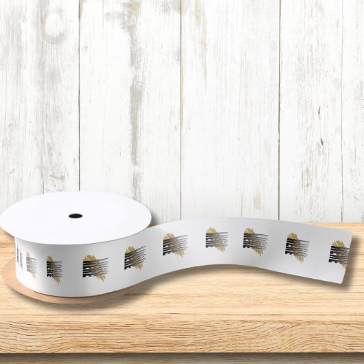 Gepersonaliseerde witte Logo kleding Hals Labels Lint