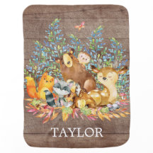 Gepersonaliseerde Woodland Boy | Gir Receive Blank