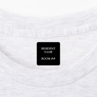 Gepersonaliseerde woonhuisstok op kleding