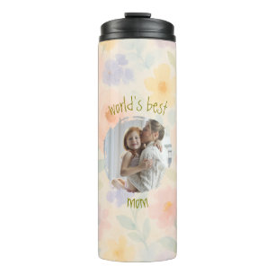 Gepersonaliseerde 'World's Best Mom' Thermal Tumbl Thermosbeker