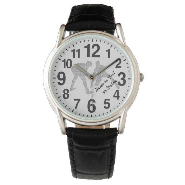 Gepersonaliseerde Wrestling Horloges voor Speler,  (Voorkant)