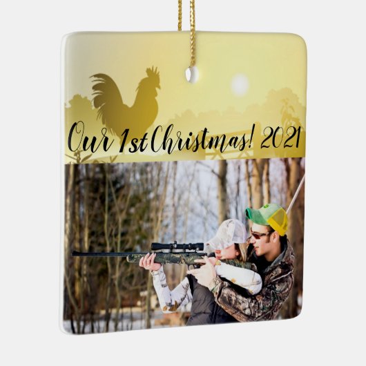 Gepersonaliseerde XMAS Ornament Sunny Morning Boer (Rechts)