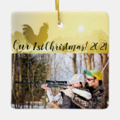 Gepersonaliseerde XMAS Ornament Sunny Morning Boer (Voorkant)