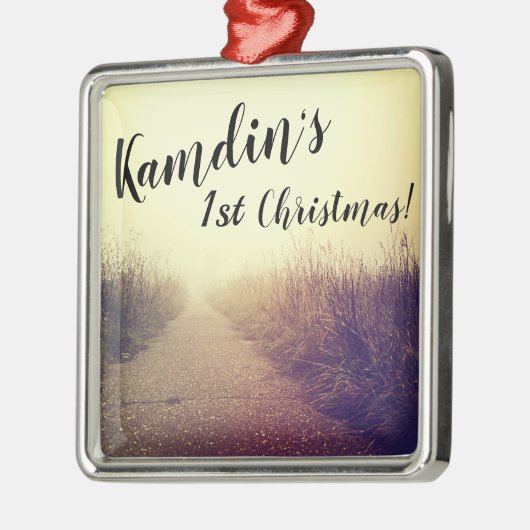 Gepersonaliseerde XMAS Ornament Sunrise Pathway Wa (Links)