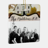 Gepersonaliseerde XMAS Ornament Zonsondergang Schu (Rechts)