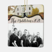 Gepersonaliseerde XMAS Ornament Zonsondergang Schu (Links)