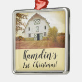 Gepersonaliseerde XMAS Ornament Zonsondergang Schu (Links)