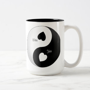 Gepersonaliseerde Yin Yang Love Mok