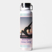 Gepersonaliseerde Yoga Lover Leraar Moeder Vrouwen Waterfles (Achterkant)