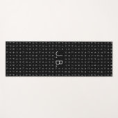 Gepersonaliseerde Yoga Mat met Monogram & Runic Sy (Voorkant (horizontaal))