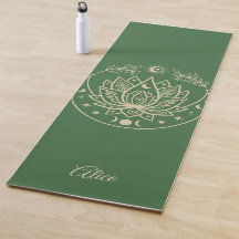 Gepersonaliseerde yogamat Meditatie Gift Paarse