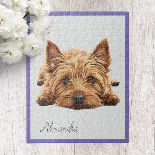 Gepersonaliseerde Yorkie Jigsaw Puzzel