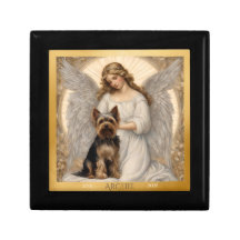 Gepersonaliseerde Yorkshire Terrier Memorial Keeps