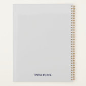 Gepersonaliseerde You & Me Glitter Wedding Planner (Achterkant)