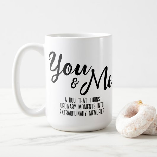 Gepersonaliseerde You & Me Mok (Met donut)